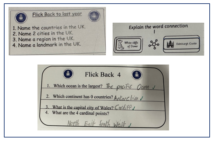 Geography Retrieval Practice